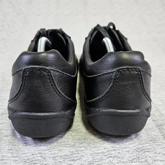 Tempur-Pedic Mens Shaine Leather Sneaker Shoe TP6068 Black Casual Walking 14M